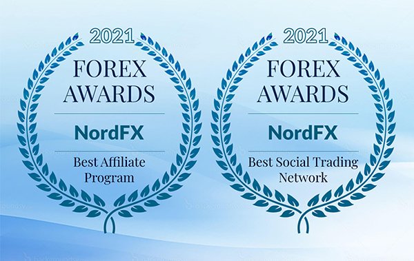 NordFX एफिलिएट प्रोग्राम और सोशल ट्रेडिंग नेटवर्क को 2021 में सर्वश्रेष्ठ के रूप में मान्यता1