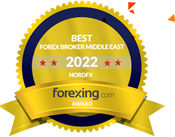 2022 फॉरेक्सिंग पुरस्कार<br>सर्वश्रेष्ठ ब्रोकर मध्य पूर्व